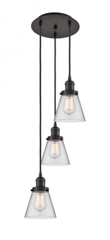Traditional Multi Light Pendant from the Cone Collection