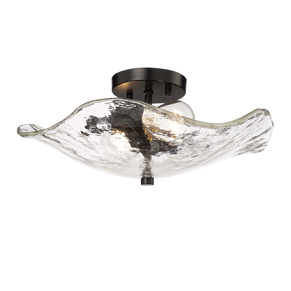 Golden Lighting Samara 2-light Semi-Flush Mount