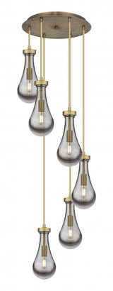 Contemporary Multi Light Pendant from the Owego Collection