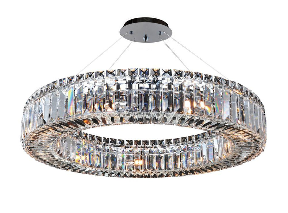 Contemporary Drum Shade Pendant from the Rondelle Collection