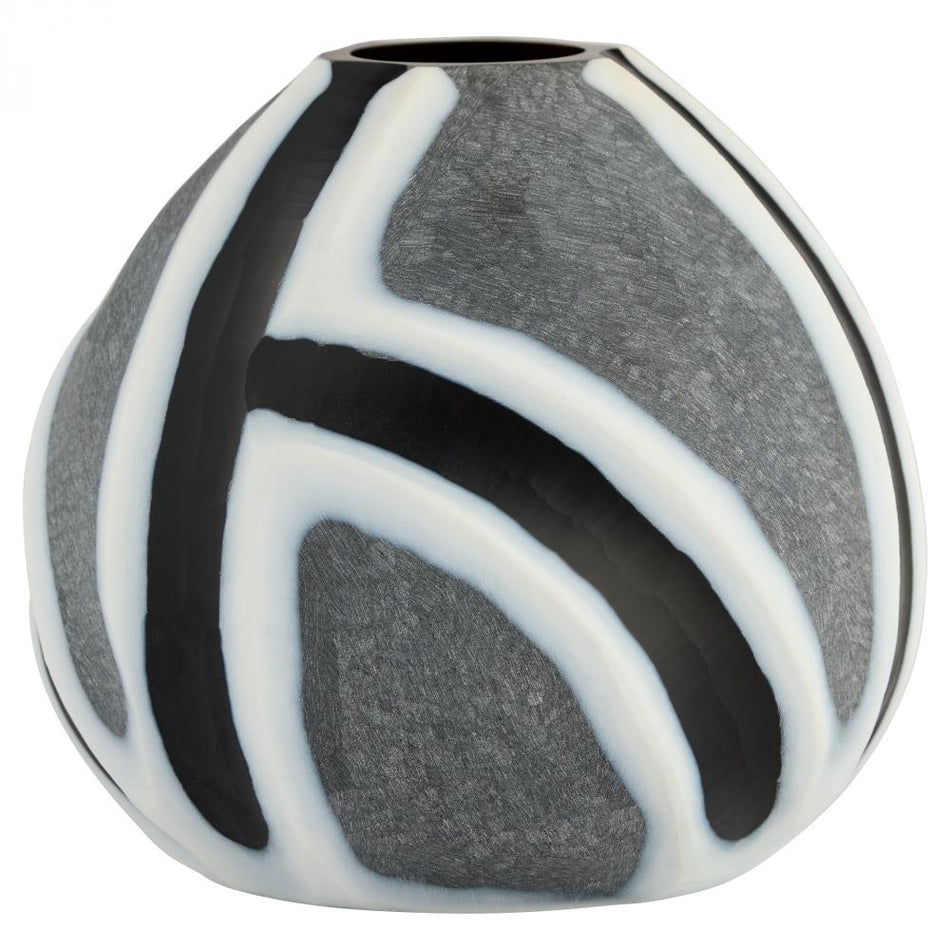Calle Vase | Black | White | Grey - Small