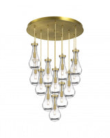 Contemporary Multi Light Pendant from the Owego Collection