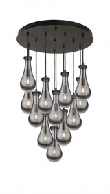 Contemporary Multi Light Pendant from the Owego Collection