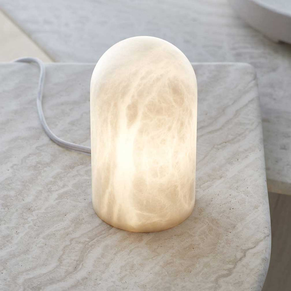 Beacon Lighting Panton 1Lt Alabaster Table Lamp