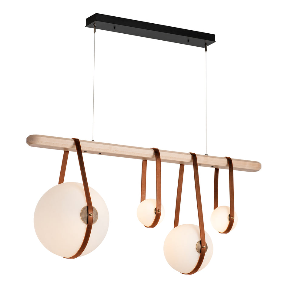 Contemporary Multi Light Pendant from the Derby Collection