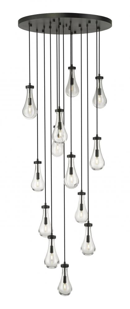 Multi Light Pendant from the Owego Collection