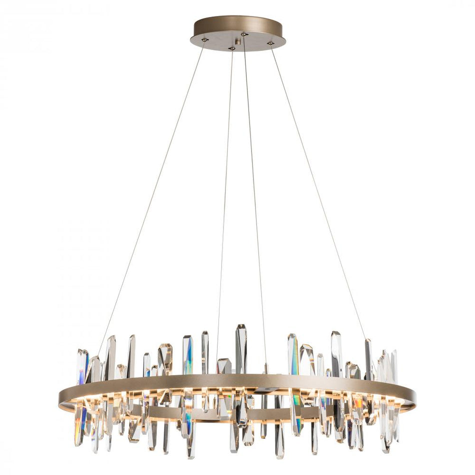 Contemporary Down Pendant from the Solitude Collection