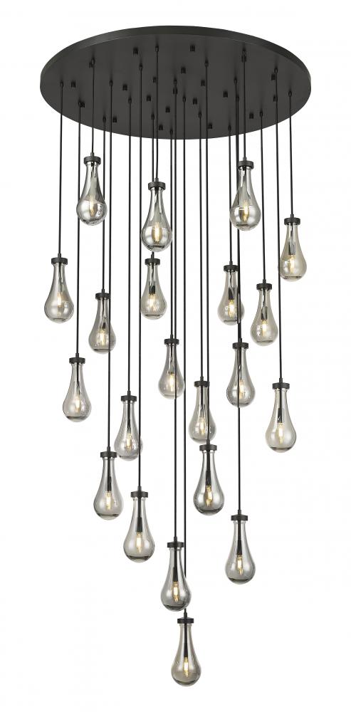 Multi Light Pendant from the Owego Collection