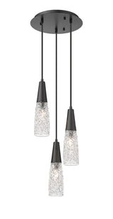 Contemporary Multi Light Pendant from the Amherst Brook Collection