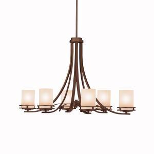 Country/Rustic 6 Light Chandelier from the Hendrik Collection