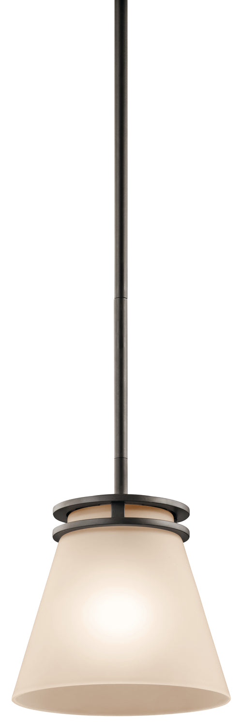 Country/Rustic Down Mini Pendant from the Hendrik Collection