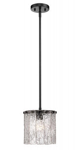 Contemporary Drum Shade Pendant from the Glacier Collection