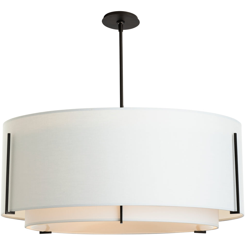 Contemporary Drum Shade Pendant from the Exos Collection