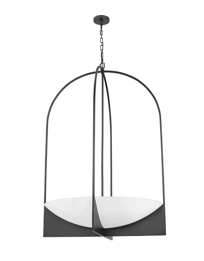Z-Lite Devon 8 Light Chandelier - illuminated