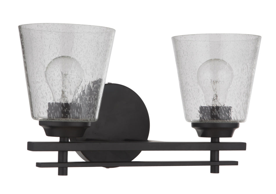 Transitional Vanity Light from the Drake Collection