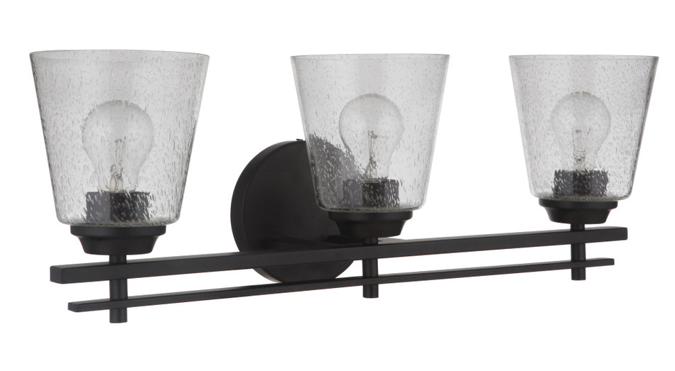 Transitional Vanity Light from the Drake Collection