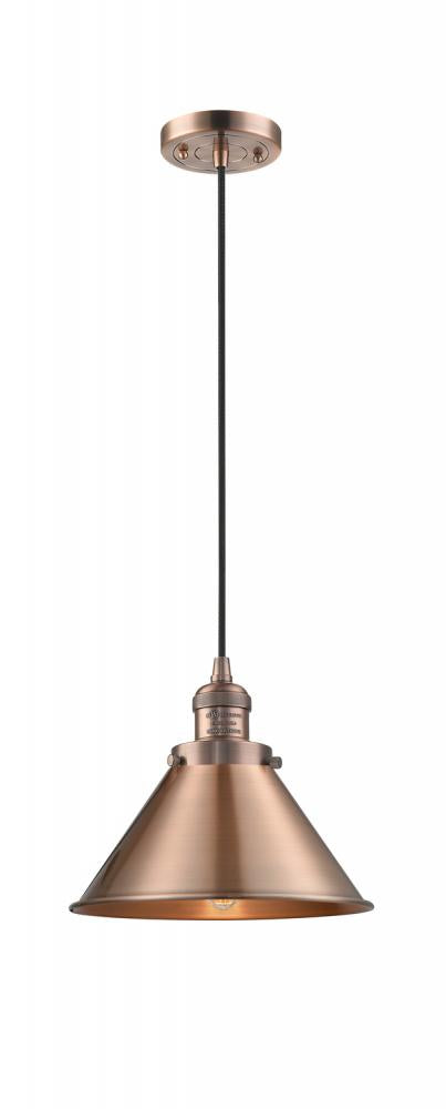 Traditional Down Mini Pendant from the Briarcliff Collection