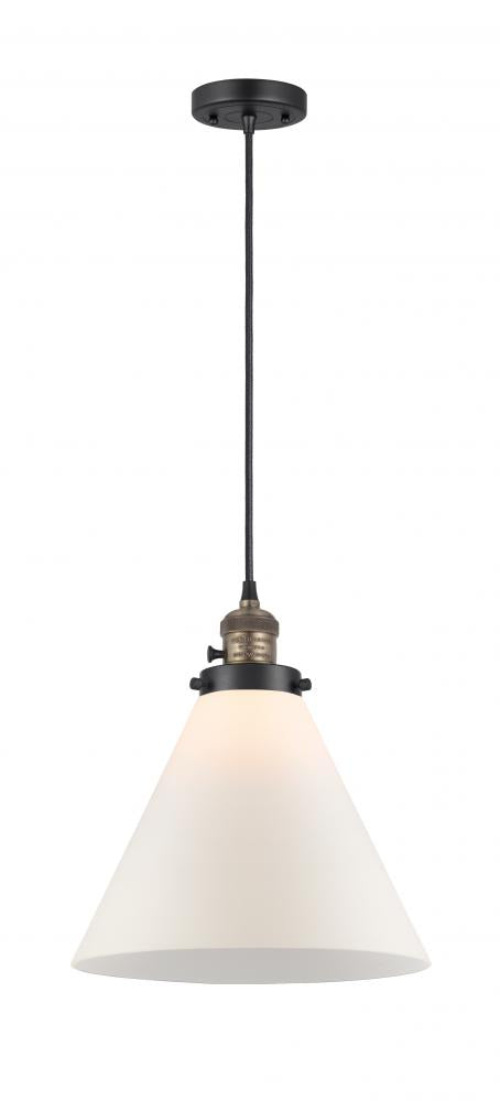 Cone - 1 Light - 12 inch - - Cord hung - Mini Pendant