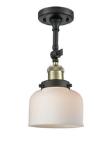 Traditional Semi-Flush Mount from the Bell Collection