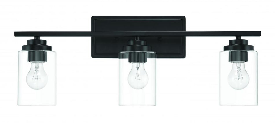 Transitional Vanity Light from the Clark Collection