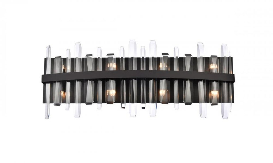 Serena 30 inch crystal bath sconce