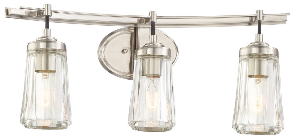 Transitional Vanity Light from the Poleis Collection