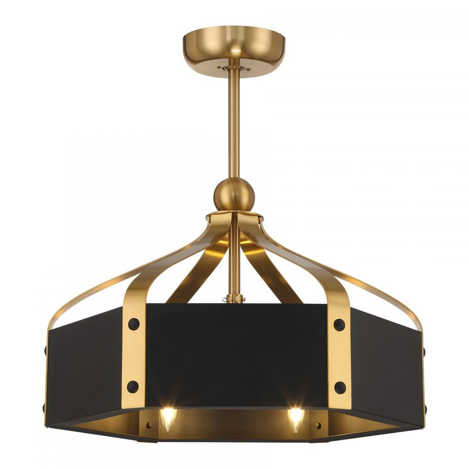 Sheffield 6-Light LED Fan D'Lier