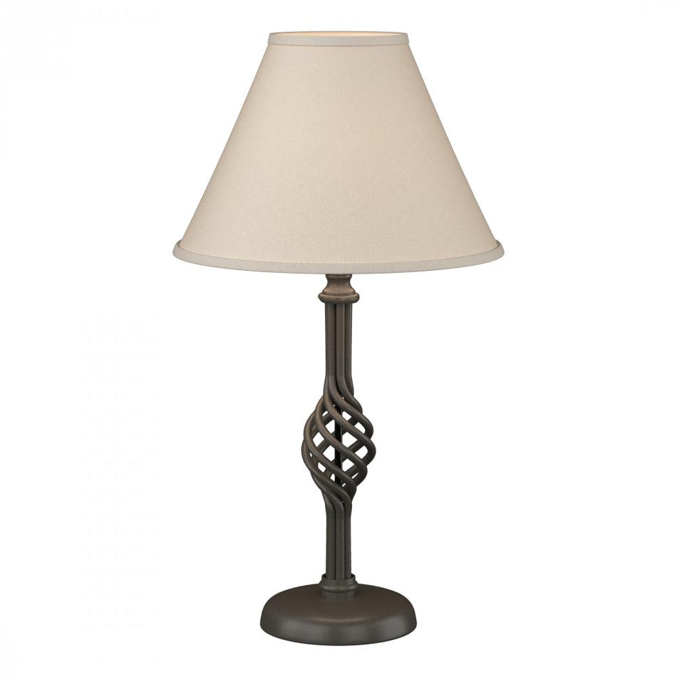 Traditional Table Lamp from the Twist Basket Collection