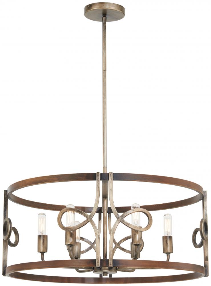Traditional Down Pendant from the Yorkville by Robin Baron Collection
