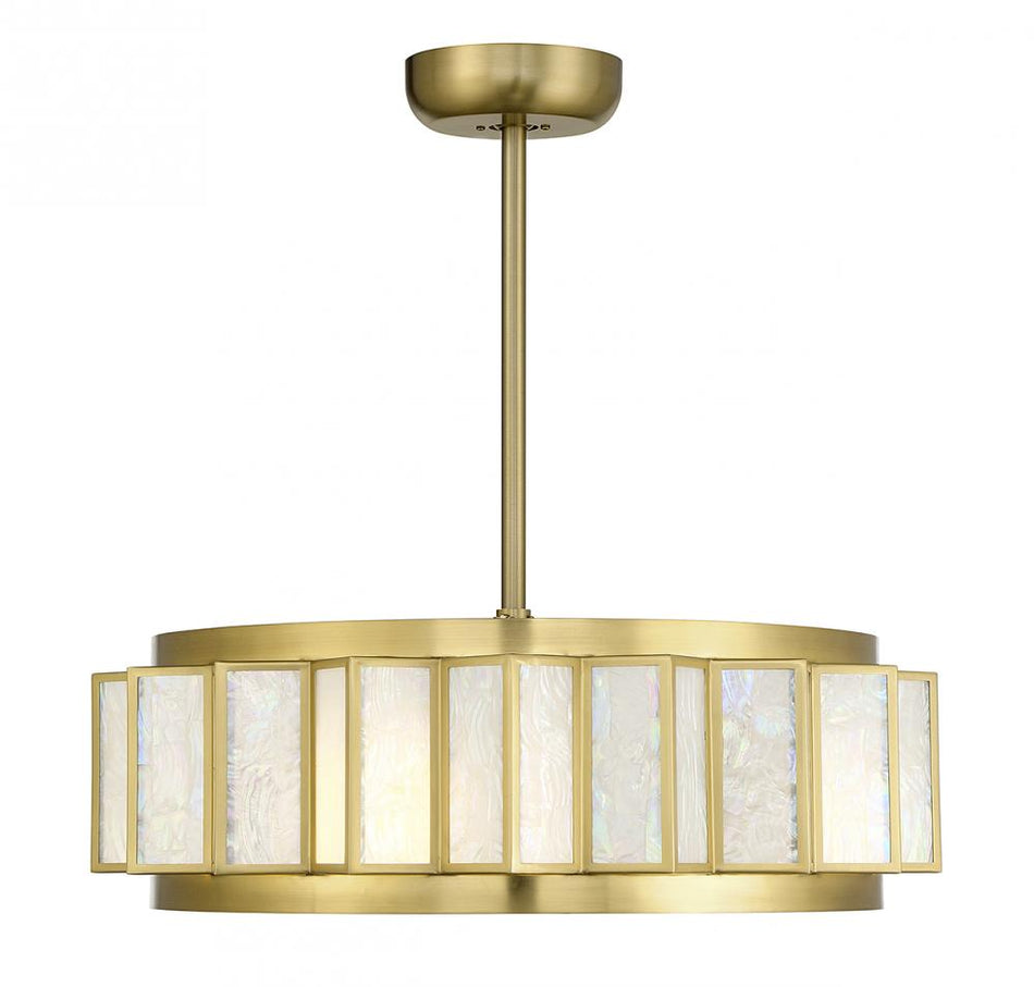 Modern Fandelier from the Gideon Collection