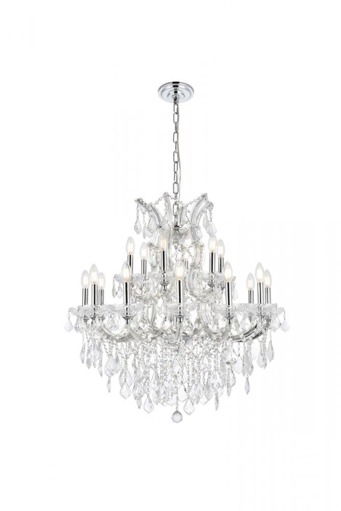 Transitional 24 Light Chandelier from the Maria Theresa Collection