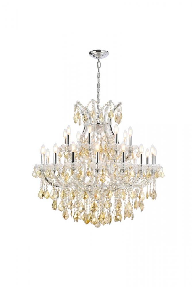 Transitional 24 Light Chandelier from the Maria Theresa Collection
