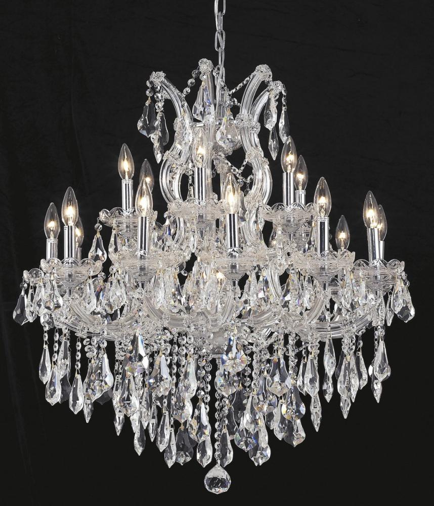 Transitional 24 Light Chandelier from the Maria Theresa Collection