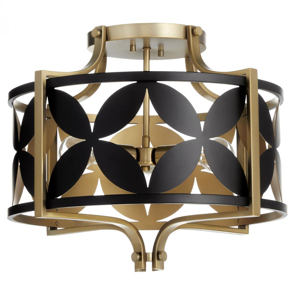 Cage Semi-Flush Mount from the Goodwin Collection