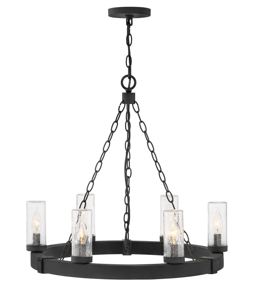 Transitional Exterior Pendant from the Sawyer Collection