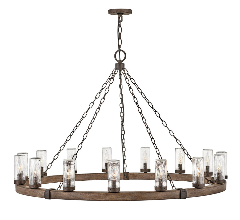Transitional Exterior Pendant from the Sawyer Collection