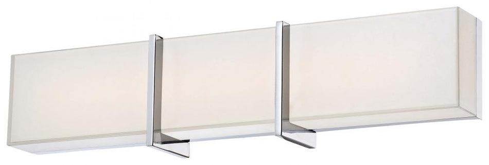 Transitional Bathroom Sconce from the High Rise 24.25" LED Bath Bar Collection