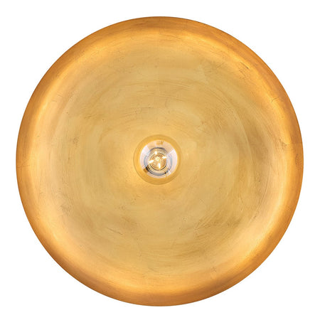 Sadie 18" Shallow Pan Pendant in Lacquered Brass