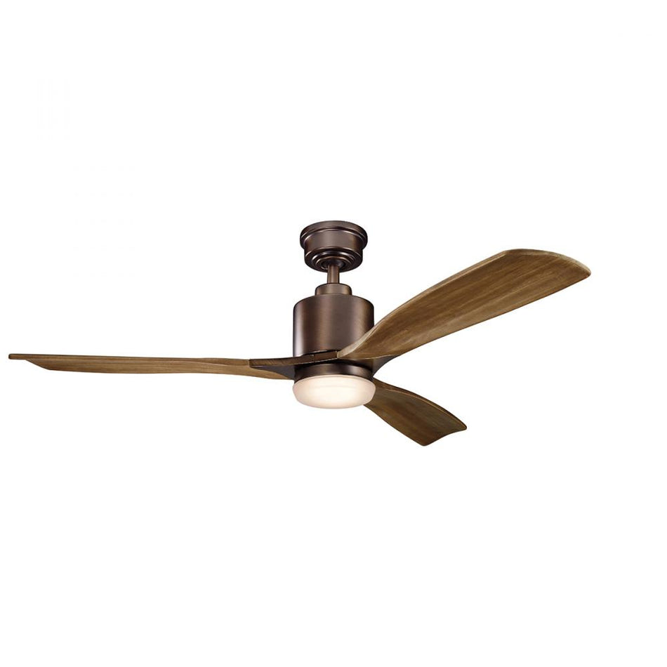 Contemporary Ceiling Fans With Light from the Ridley II Collection