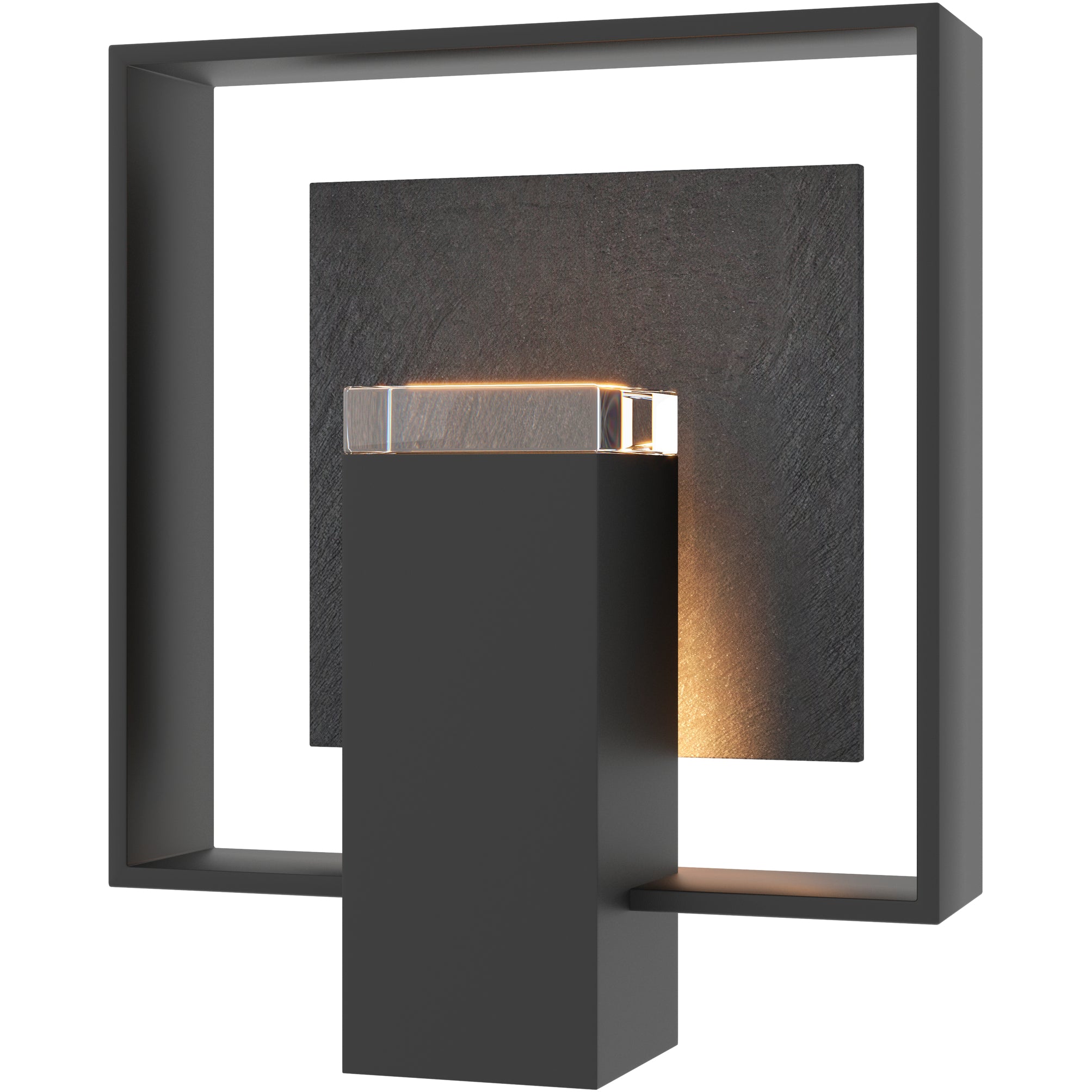 Shadow Box Medium w/Slate Outdoor Sconce