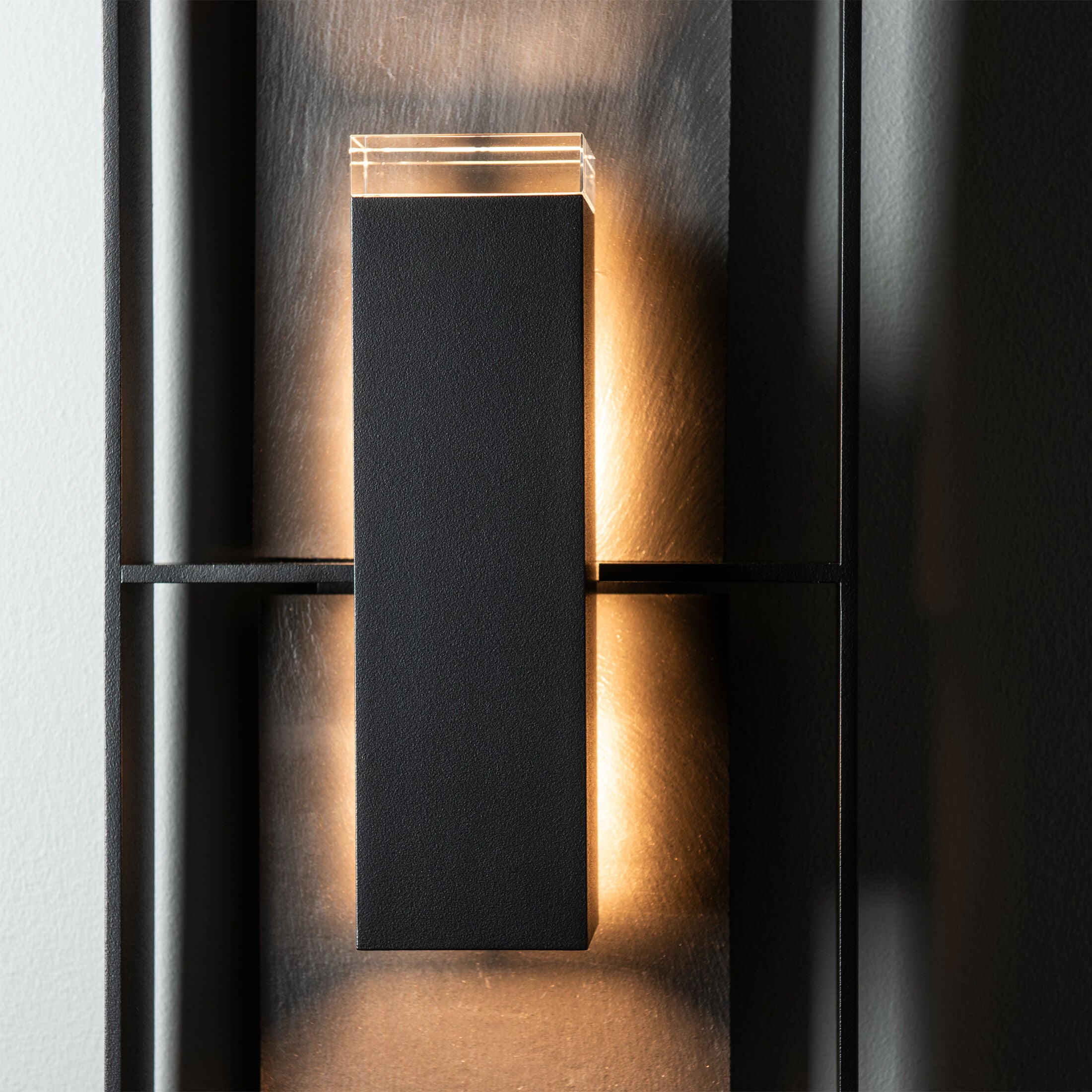 Contemporary Wall Light from the Shadow Box Collection