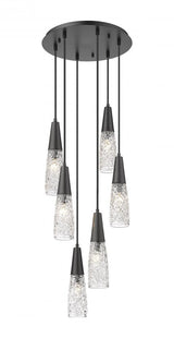 Contemporary Multi Light Pendant from the Amherst Brook Collection
