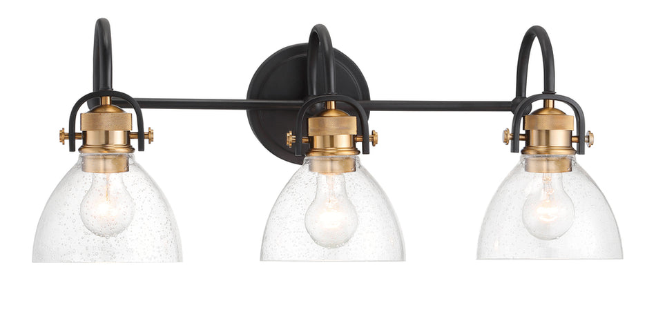 Transitional Vanity Light from the Monico Collection