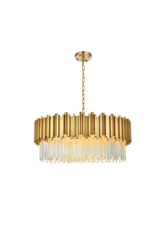 Modern Chandelier from the Willow Collection