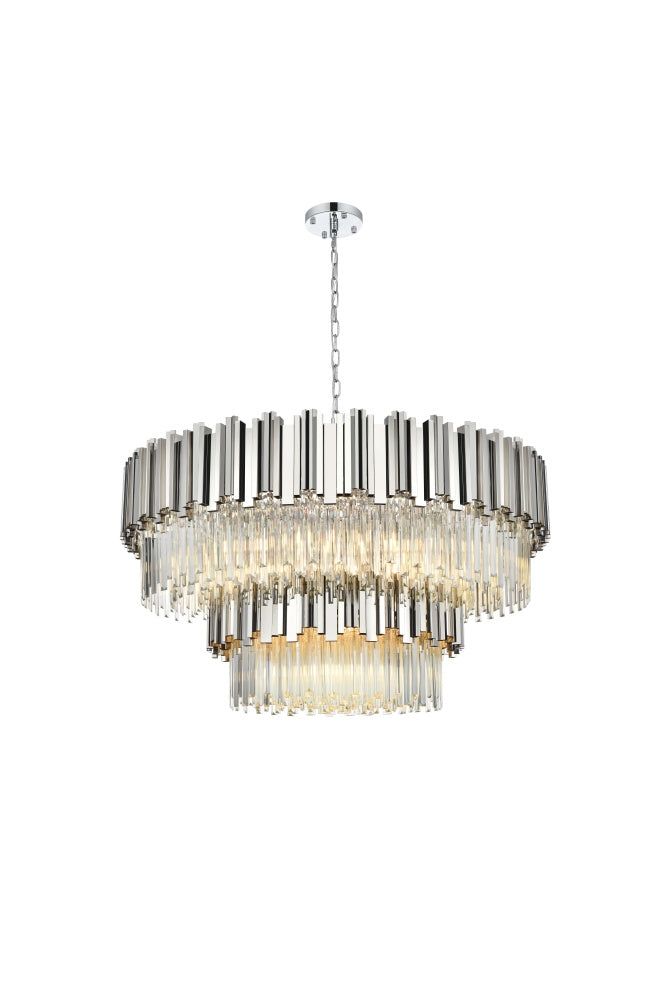 Modern Chandelier from the Willow Collection