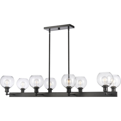 Contemporary 8 Light Chandelier from the Concord Collection