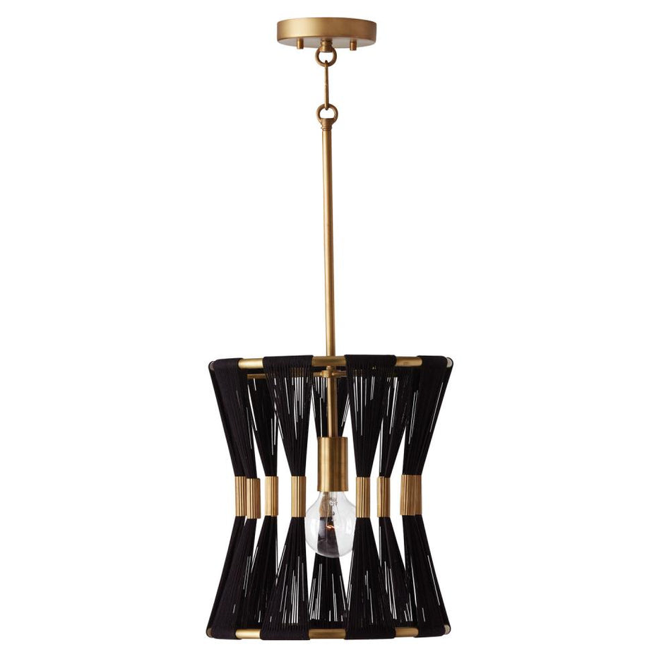 Modern Drum Shade Pendant from the Bianca Collection