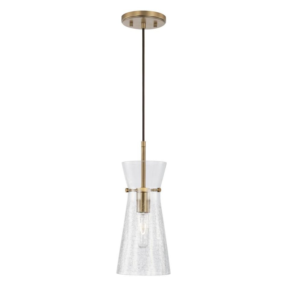 Modern Drum Shade Pendant from the Bianca Collection