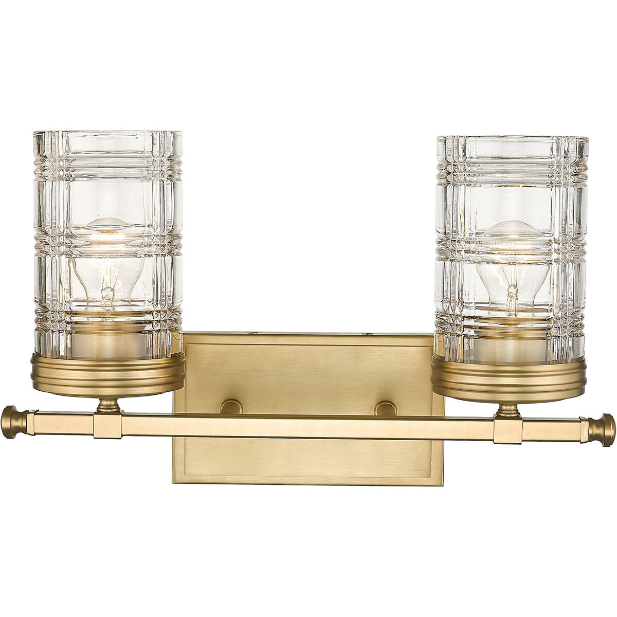 Z-Lite Archer 2 Light Vanity 344-2V-HG Heirloom Gold - lifestyle view