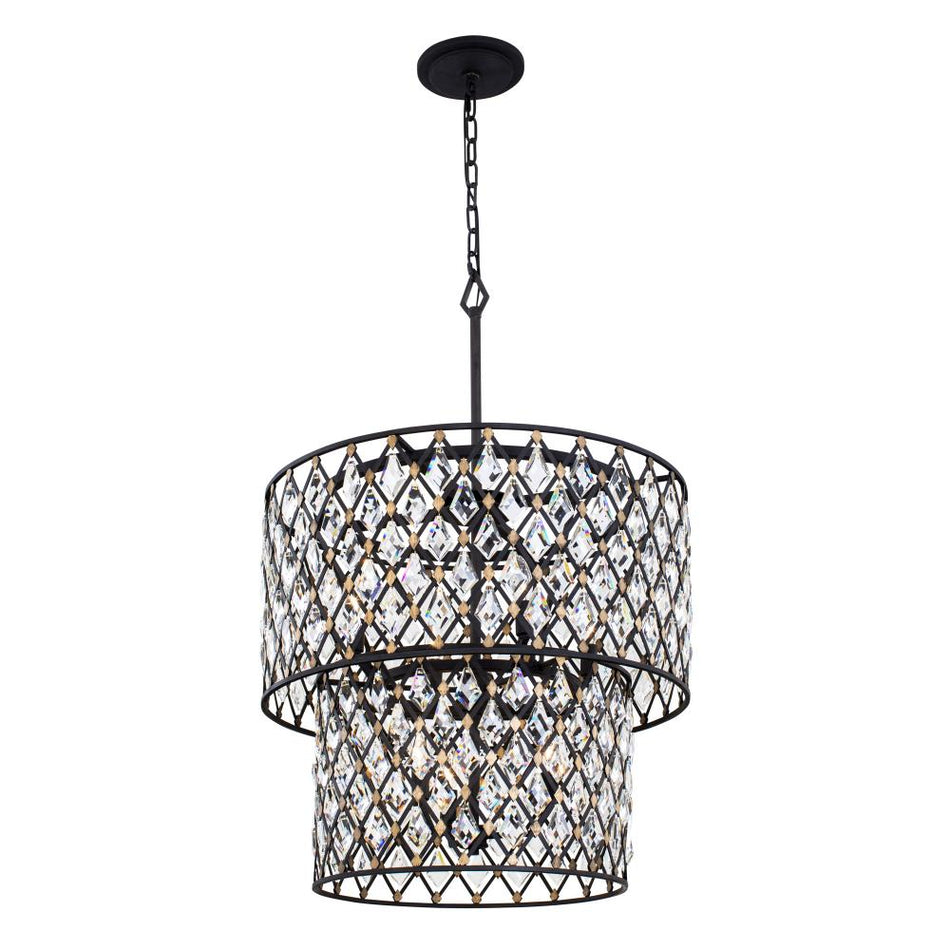 Contemporary 7 Light Chandelier from the Windsor Collection